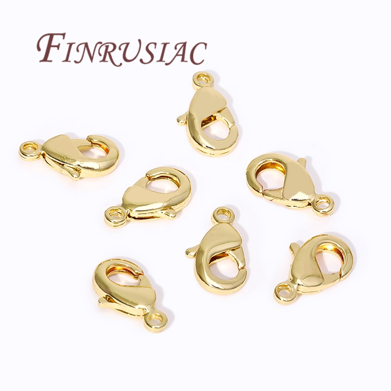 Gold Plated Jewelry - مشابك على شكل جراد البحر مطلية