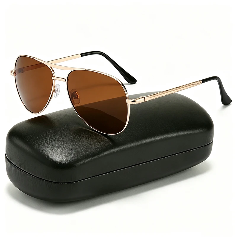 Designer Sunglasses - نظارات شمسية مستقطبة ذات عدستين للرجال
