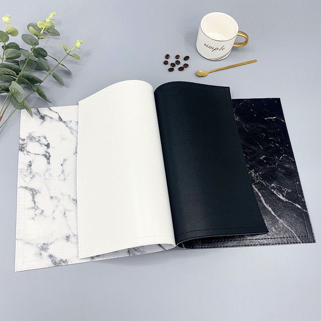 وسادة فاخرة من مادة البولي يور - مراجعة Marble Coaster Set وسعره