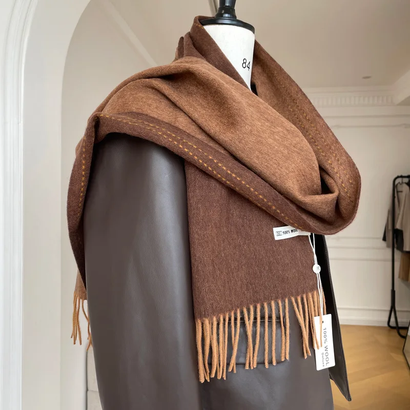 وشاح نسائي عالي الجودة من الصو - مراجعة Cashmere Scarf وسعره