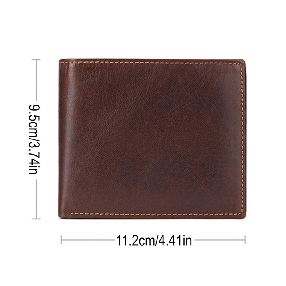 محفظة رجالية عتيقة بتصميم كلاس - مراجعة Leather Wallet Men وسعره