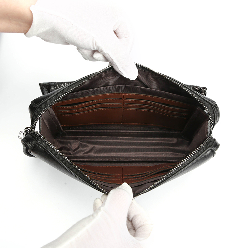 حقيبة يد رجالية جديدة مضادة لل - مراجعة Leather Wallet Men وسعره