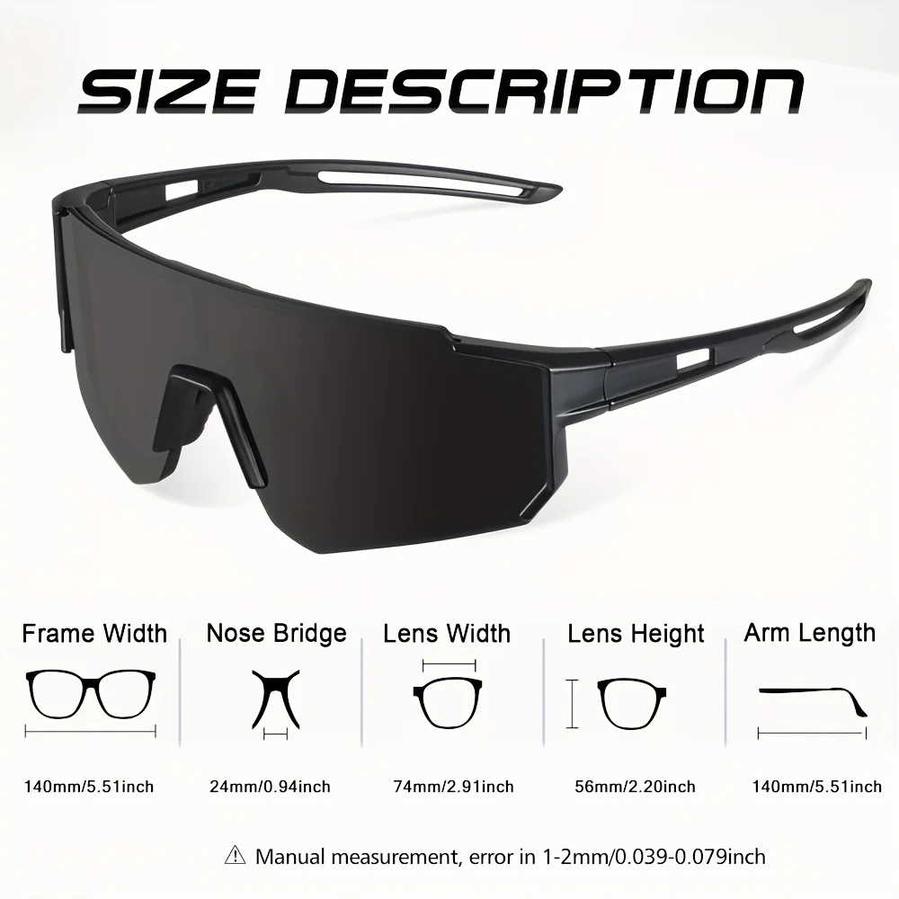 1/3 قطعة نظارات شمسية كبيرة ال - مراجعة Sunglasses Uv400 وسعره