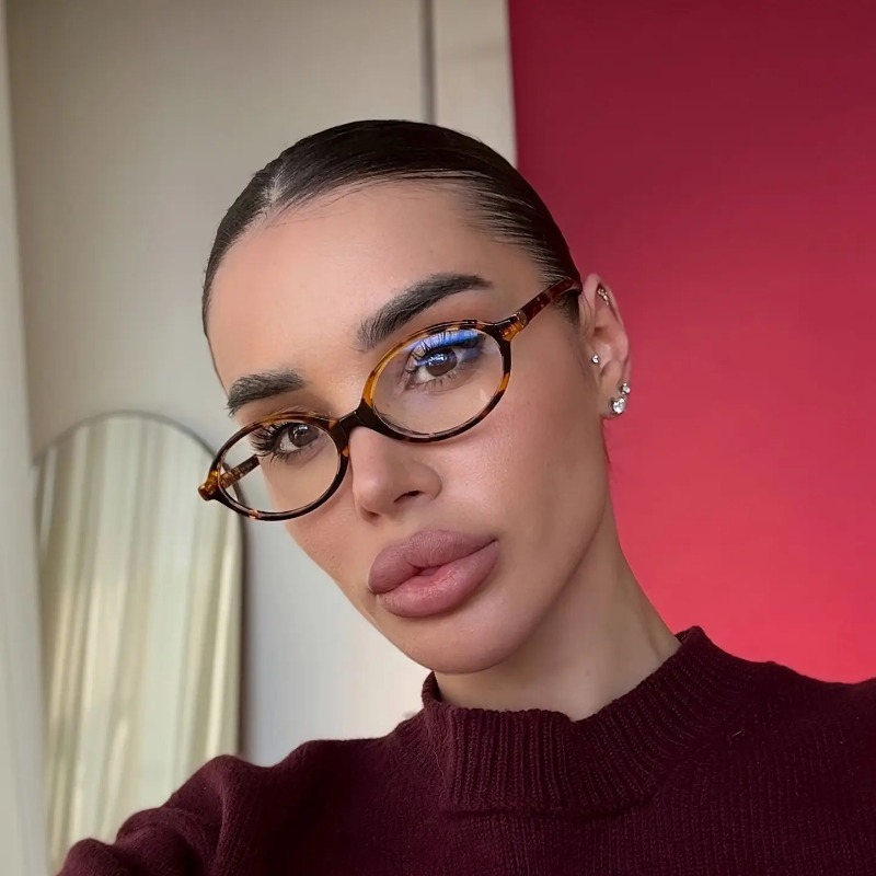 نظارات شمسية بيضاوية عتيقة للن - مراجعة Sunglasses Uv400 وسعره