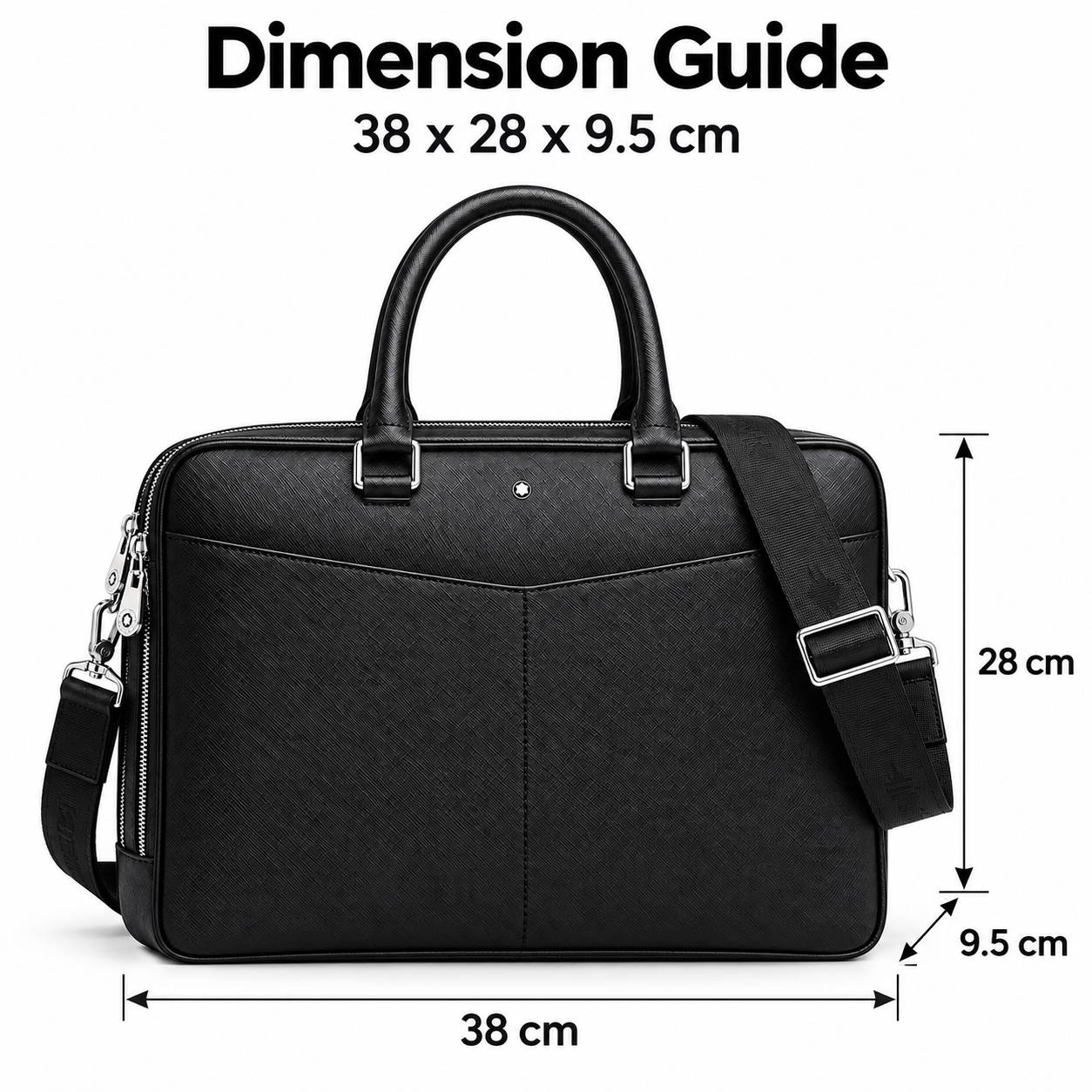 حقيبة رجالية كلاسيكية للأعمال، - مراجعة Leather Briefcase وسعره