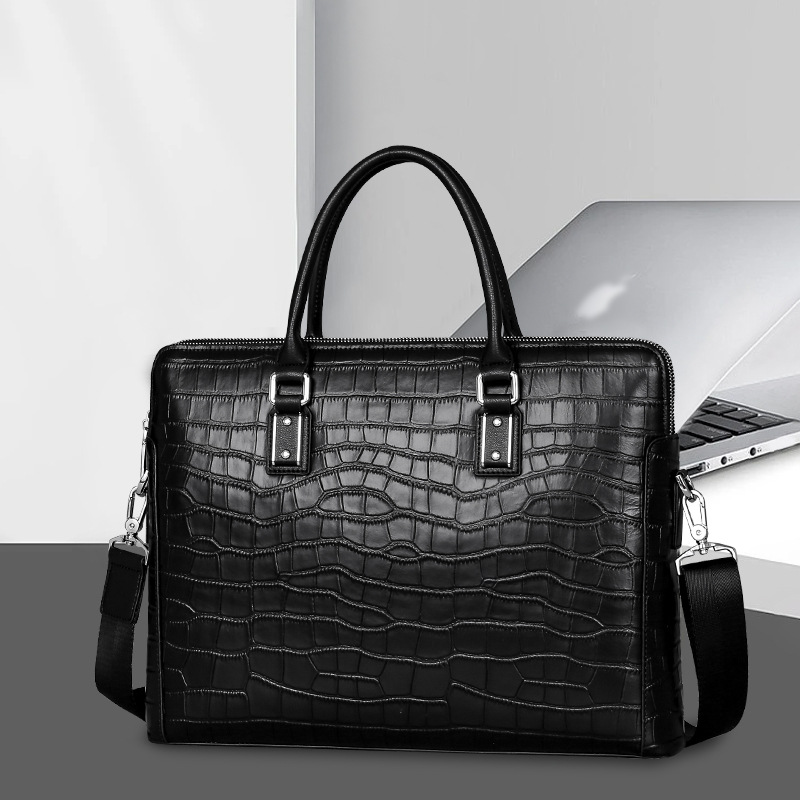 حقيبة يد رجالية جديدة من الجلد - مراجعة Leather Briefcase وسعره