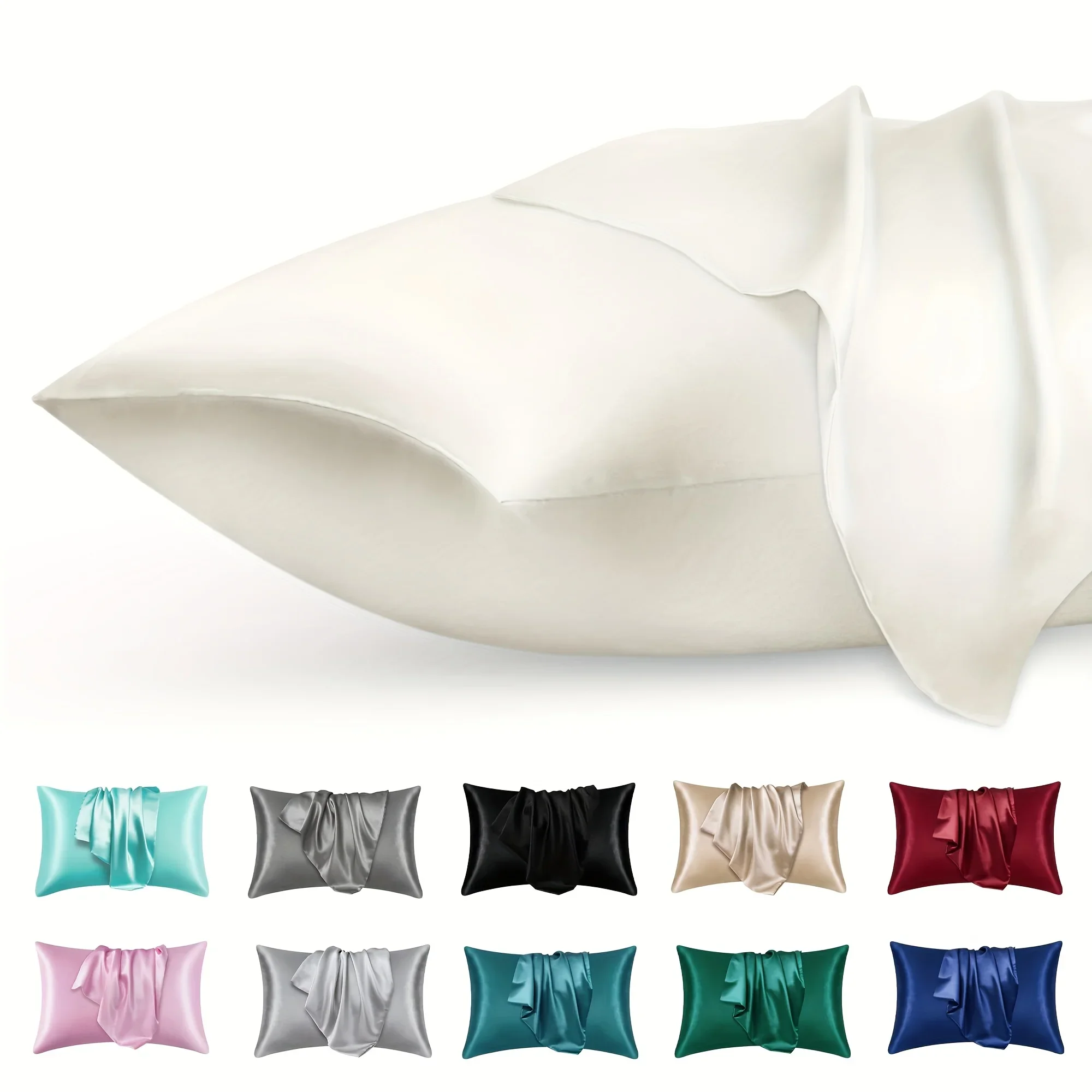 قطعتان من كيس وسادة مغلف من ال - مراجعة Silk Pillowcase وسعره