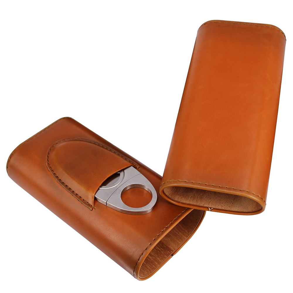 طقم حافظة سيجار محمولة، علبة س - مراجعة Premium Cigar Case وسعره