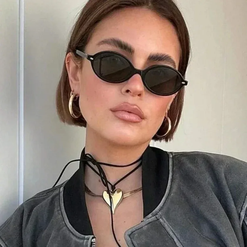 نظارات شمسية صغيرة بيضاوية الش - مراجعة Sunglasses Uv400 وسعره