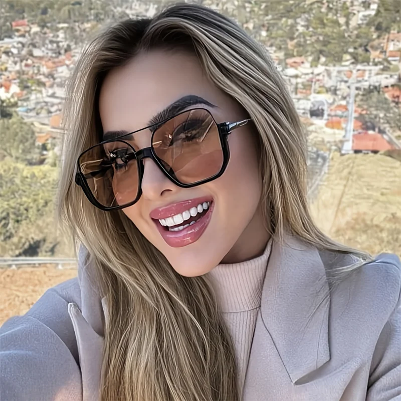 نظارات شمسية جديدة بتصميم عتيق - مراجعة Sunglasses Uv400 وسعره